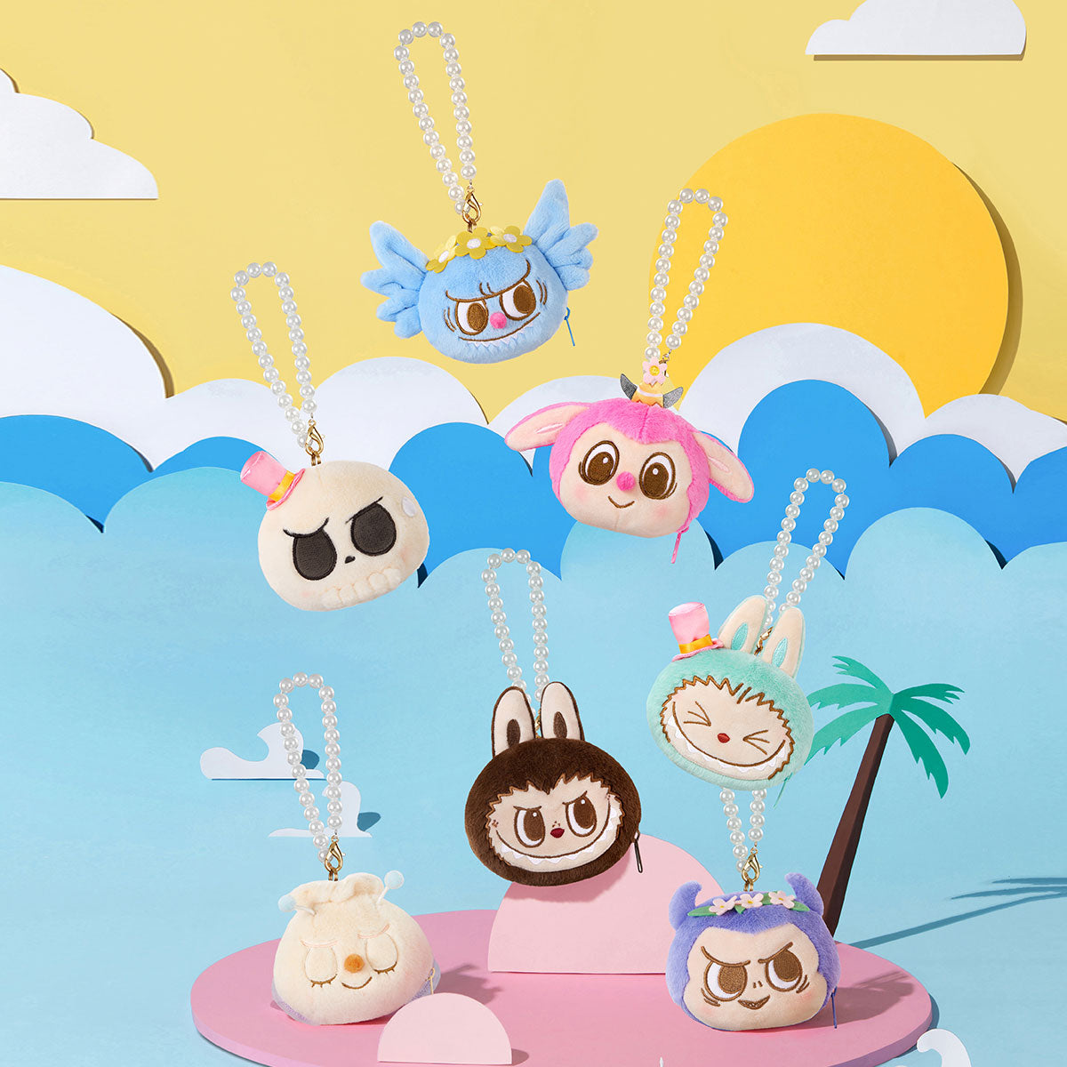LOS MONSTRUOS Serie Fiesta - Peluche Reversible