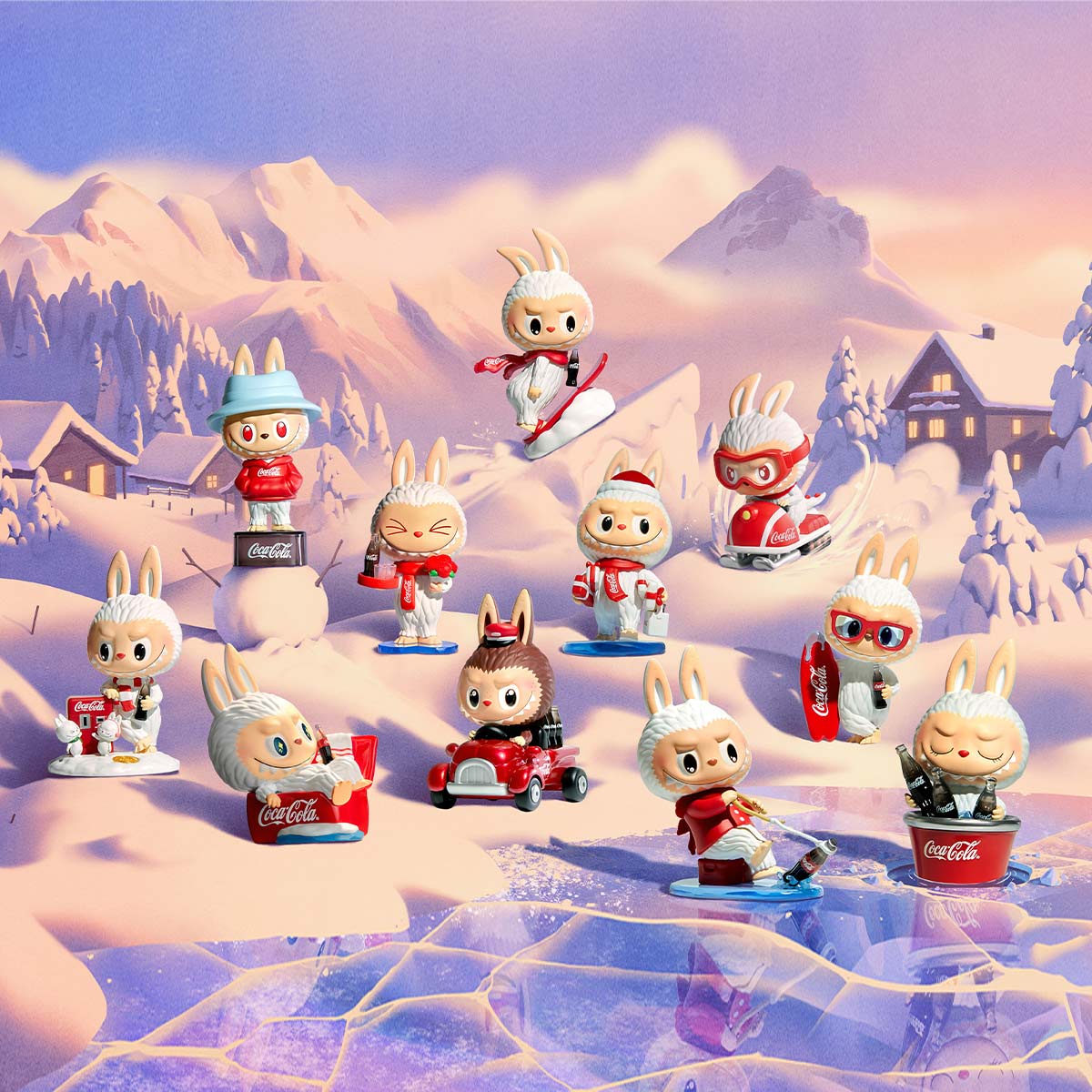 Figuras de la serie COCA-COLA LOS MONSTRUOS