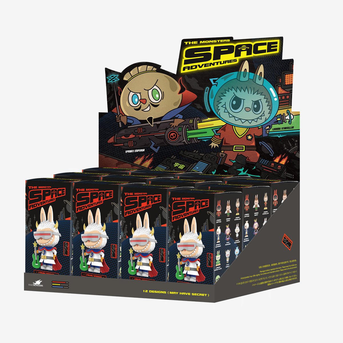 Caja de figuras Labubu (12 piezas) – Serie Aventura Espacial