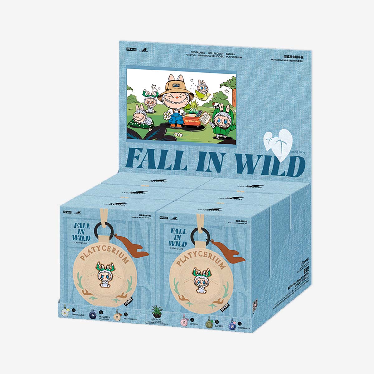 Caja sorpresa de minisombreros Labubu – Serie 