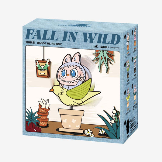 Caja sorpresa de insignias Labubu - Serie Fall In Wild - 1 unidad