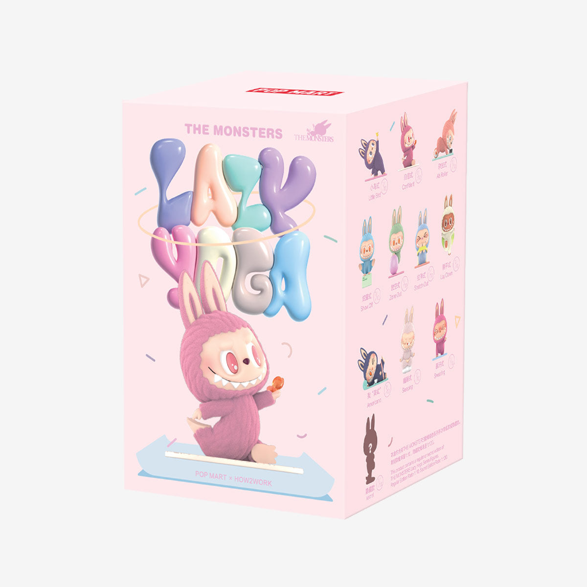 Figuras de la serie Lazy Yoga de LOS MONSTRUOS