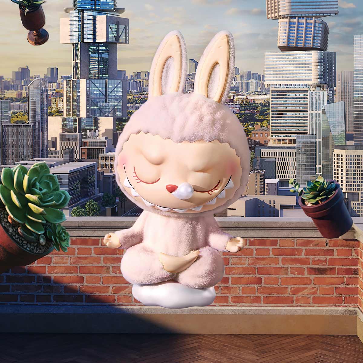 Figuras de la serie Lazy Yoga de LOS MONSTRUOS