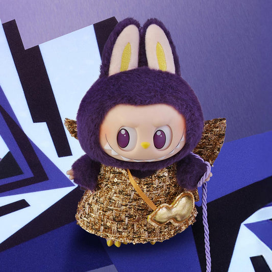 LABUBU × PRONOUNCE - WINGS OF FORTUNE Tarjeta colgante de vinilo de peluche