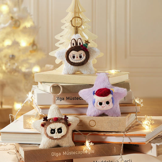 Caja sorpresa con colgante de peluche brillante de la serie clásica LOS MONSTRUOS