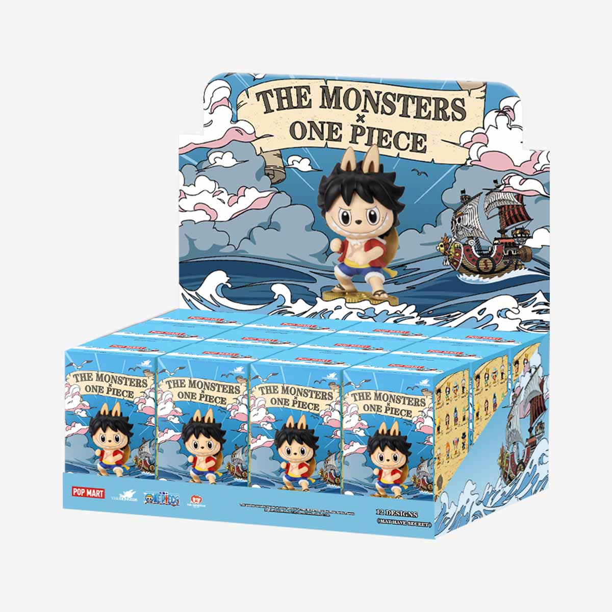 Caja sorpresa de Labubu x One Piece (12 figuras) – Edición secreta