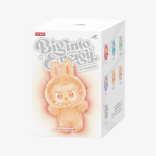 LOS MONSTRUOS Serie Big into Energy - Caja sorpresa con colgante de peluche de vinilo